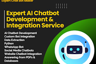 create custom ai chatbots with chatgpt, langchain ,rag for whatsapp, pdfs