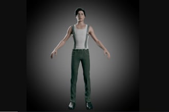 3d realistic character, for ue5 3d game arkit, blender, modeler, metahuman model