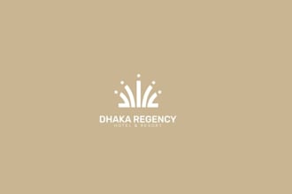 do elegant modern hotel logo design with unlimited revision