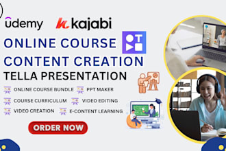 write cybersecurity online course content powerpoint presentation report project