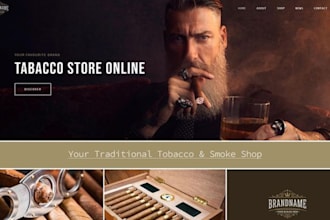 build cigar, tobacco, cannabis, vape cbd website