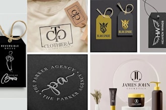 do luxury fashion clothing brand, apparel and boutique  fashion logo design