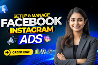 setup facebook ads campaign for sales and leads, meta ads, instagram marketing