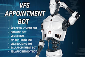 build appointment booking bot, visa booking bot, vfs appointment bot, bls bot