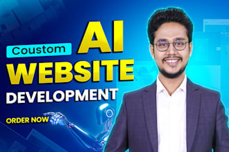 build custom business website with ai integration ai llm website development