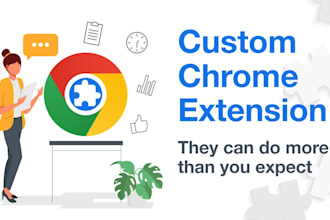 create and modify chrome extension and browser extension for you
