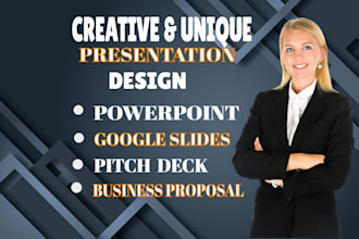 design a professional business powerpoint template or google slides