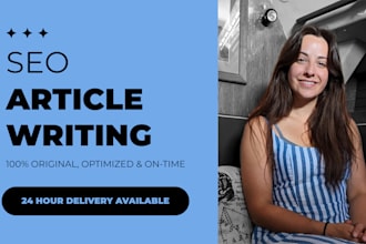 write SEO articles and blog posts to grow your audience