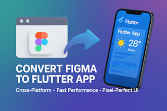 convert figma to flutter mobile app