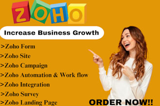 create zoho forms, survey and data collection zoho campaign, automation workflow