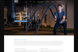 build fitness website gym website yoga website personal training website