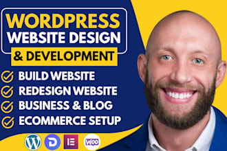 build custom healthcare wordpress website design or redesign business website