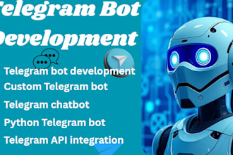 do custom telegram bot,telegram chatbot,python telegram bot