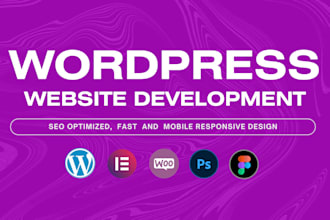 do wordpress website development, design or redesign wordpress blog website