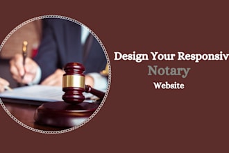 build SEO optimized notary, law firm and attorney website