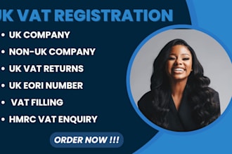 handle your UK vat registration ltd company formation, vat returns for sellers