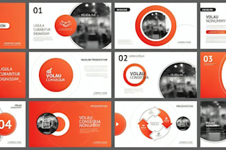 design sales presentation, investor pitch deck and powerpoint template design,