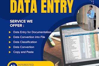 cover all data entry with proper labelling and description