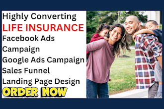 generate life insurance leads insurance landing page insurance sales funnel