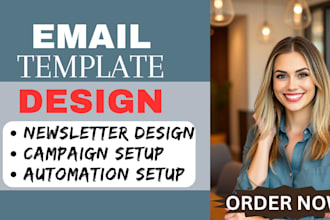mailchimp newsletter email template design campaign automation setup