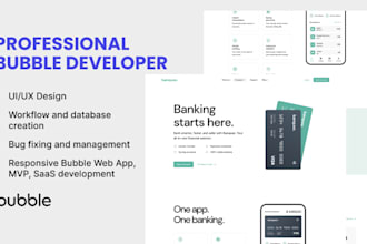 be your bubble io developer web app bubble mvp web app saas open ai