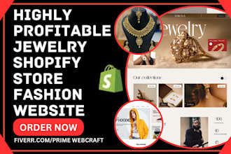 build jewelry website jewerly store fashion store jewerly shopify beauty store