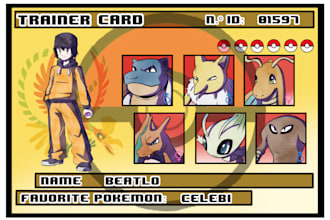 do draw you trainer card