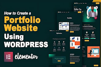 create a personal portfolio website or business website