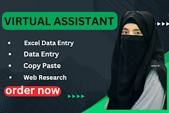 do fast data entry,web research, copy paste, excel data entry, pdf to excel