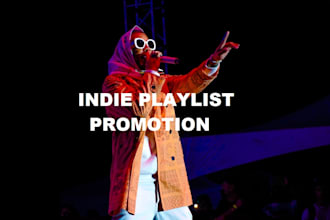 create a new indie playlist based on your taste to grow audience
