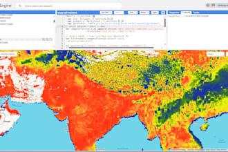 analyze geospatial data using google earth engine for mapping and insights