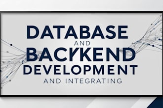 develop a secure mobile app backend, app database, and integrate google apis