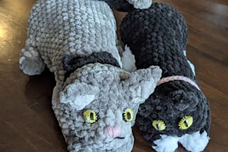 create a handmade, custom crocheted pet based off of your pet