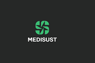 design looking artsy minimalist media logo