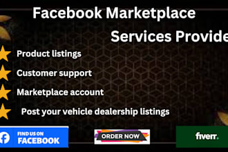 use my facebook marketplace account to advertise your products