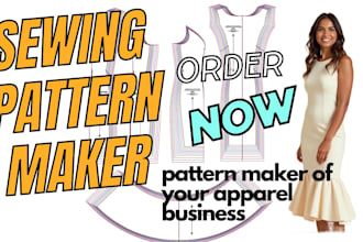 be sewing pattern maker for your clothing brand