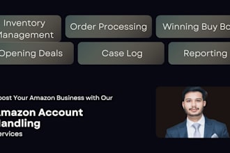 be your professional amazon fba virtual assistant VA SEO PPC account manager