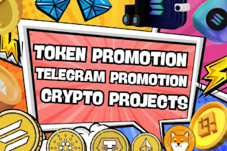 do crypto token promotion, crypto telegram promotion, meme coin, pump fun token