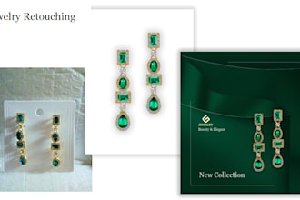 high end jewelry retouching