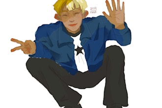create digital drawing commission of illustration, portrait, couples, or fan art