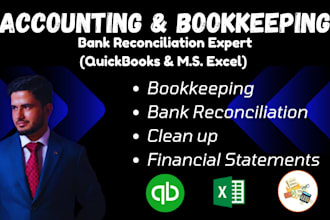do bank statements reconciliation and bookkeeping