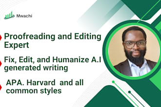 proofread, edit, paraphrase, rewrite personal statement, case study and essay