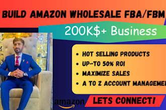 be your virtual assistant for fba amazon wholesale model
