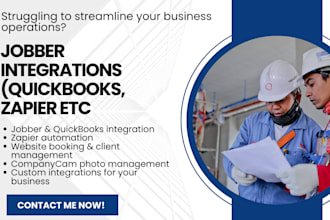 do jobber integrations, website, quickbooks, zapier and company cam integrations
