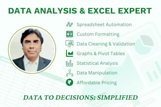 do accurate efficient excel data cleaning, custom formatting, data validation