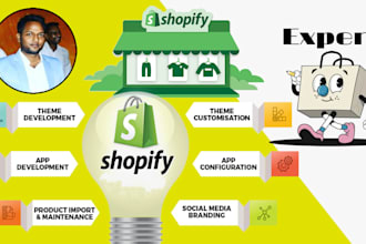 design, redesign and clone shopify store