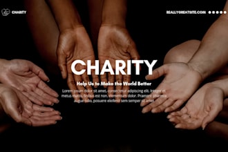 create nonprofit ngo charity donation website