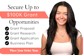 write grant proposal grant application research pitch deck business plan