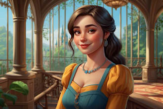 draw your portrait or your character in disney style