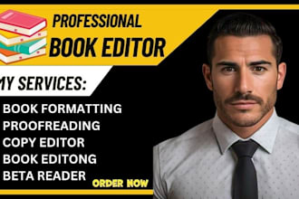 be your book editor copy ed1tor developmental editor proofreading beta reader